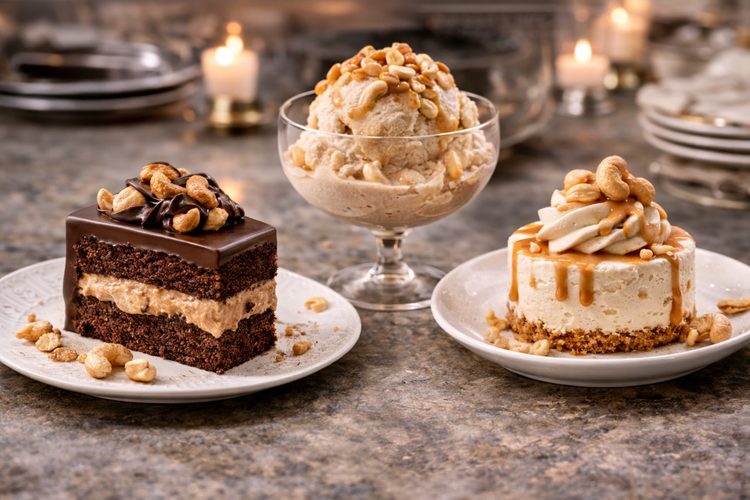 Illustrated placeholder for article titled Premium Dessert Positioning with Cashews