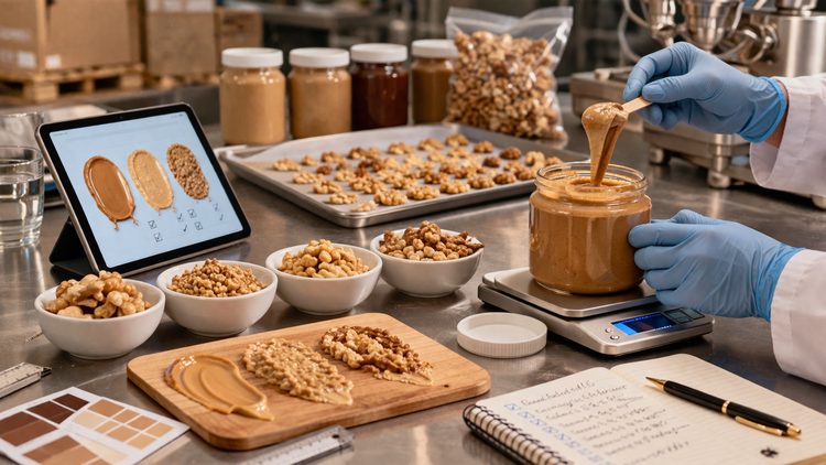 Illustrated placeholder for article titled How to Brief a Walnut Butter Program